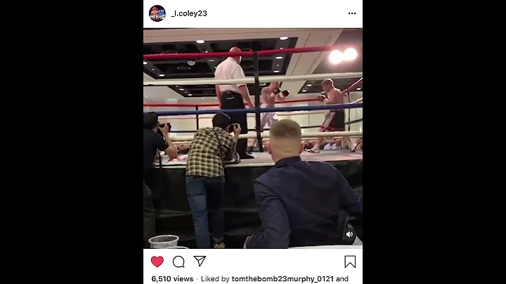 Lewis Coley pro debut #knockdown