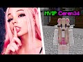 KIZ TAKLİDİ İLE ABAZA AVLADIK ! (Minecraft Kız Troll)