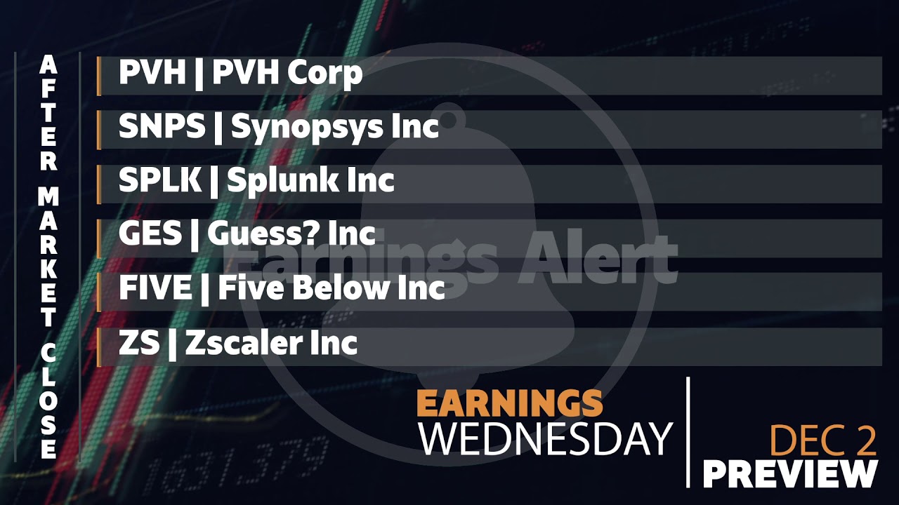 Earnings Wednesday, Dec 2 Top Stocks YouTube