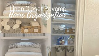 Organization Ideas| Organize with Me| Line Closet Revamp and Reset