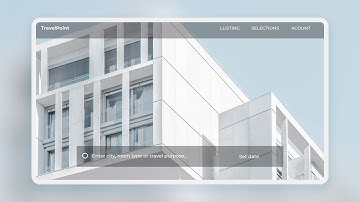 UI UX Design - Travel Point and Real Estate Website and Landing Page 2021 - Adobe Photoshop