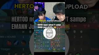 Hertod Jadi analis Biar EMANN juara di BTR x 😹 #mobilelegends #btr #mpl