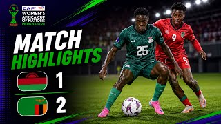 Malawian Vs Zambia | Match Highlights | Women's Africa Cup of Nations 2026