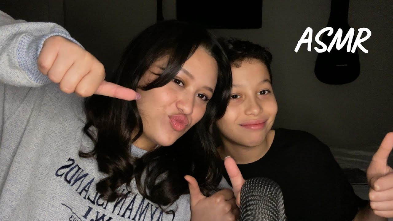 ASMR I My brother tries ASMR ✨