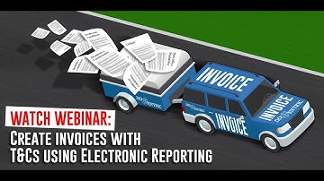 Create Invoices With T&Cs Using Electronic Reporting in D365FO