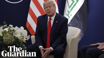 Davos day two: Donald Trump holds news conference ahead of his departure - as it happened