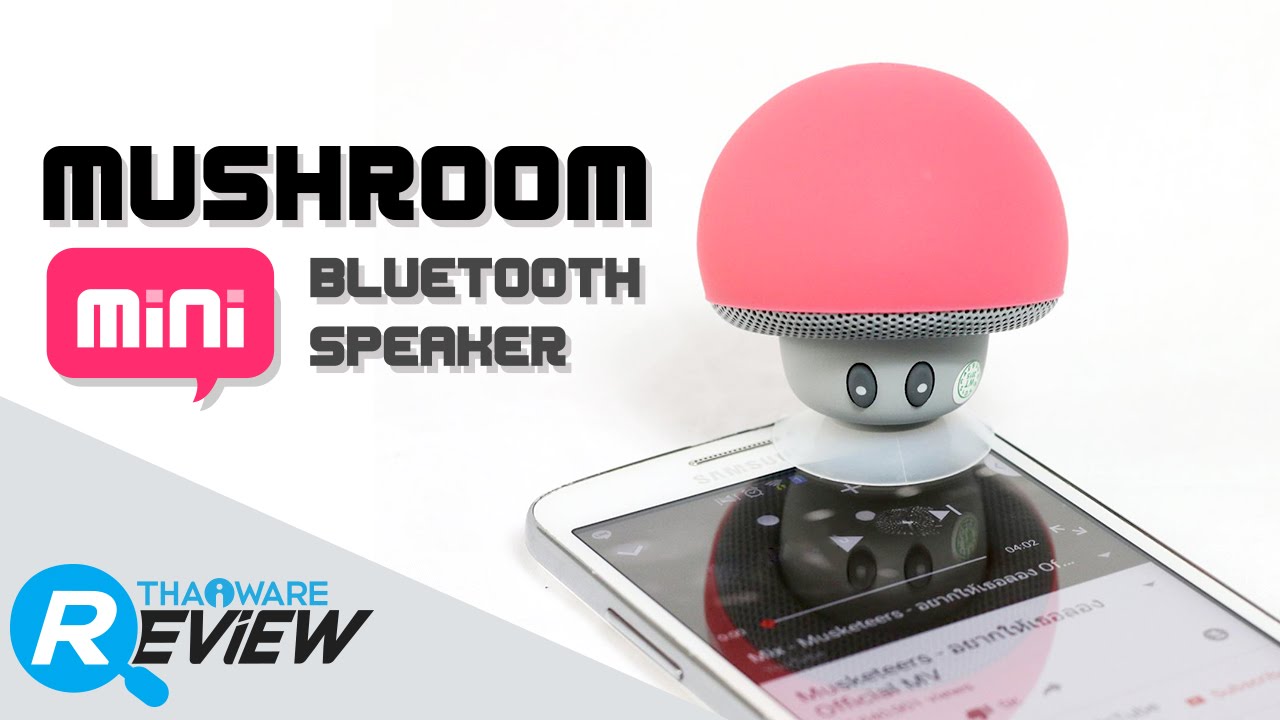 รีวิว Mushroom Mini Bluetooth Speaker ลำโพงบลูทูธหัวเห็ด ขนาดจิ๋ว  แต่เสียงแจ๋ว - Youtube