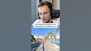 rainbolt finds location of a mcdonalds