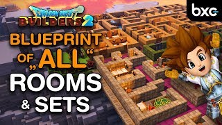 101 Rooms in 1 Blueprint! | Almost every Room and Set in the game | Dragon Quest Builders 2