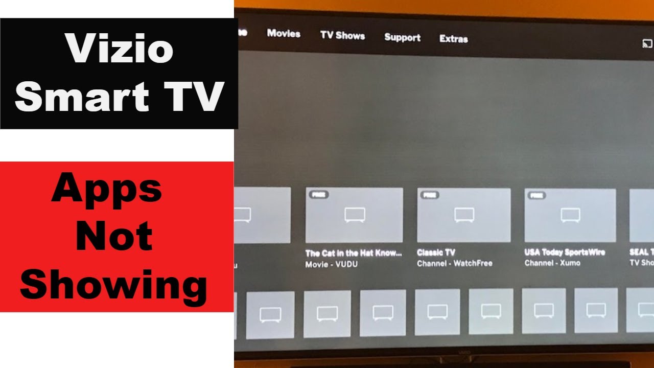 How To Fix VIZIO Smart TV Apps Not Showing Up Fix Vizio Smart Tv