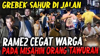 ADA APA INI RAME2 ?! DIKASIH SAHUR GRATIS MALAH NGACIR KABUR. PADA TAKUT BEGAL MOTOR