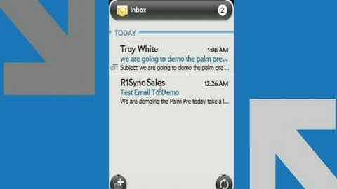 How to setup Palm Pre with R1sync Hosted Kerio Mailserver