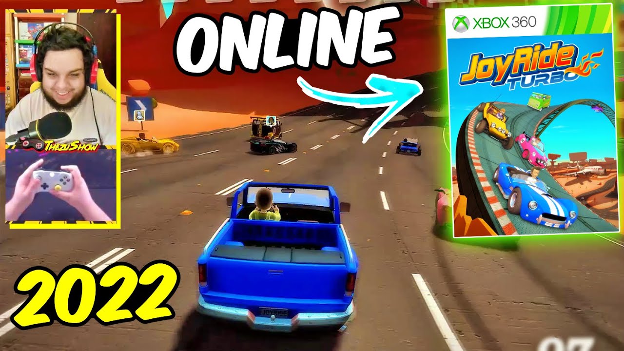 Playing JOY RIDE TURBO ONLINE from XBOX 360 in 2022! (GamePlay Multiplayer  Test) 