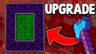 Minecraft Manhunt, But Portals Upgrade Me...