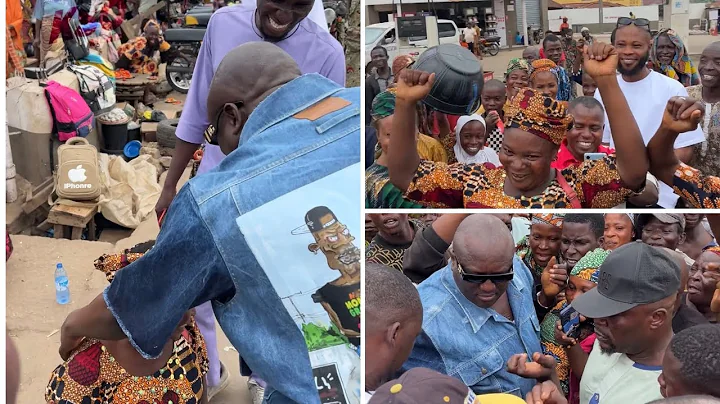 Watch King Osupa visit to popular market in Ibadan, to appreciate her trending fan who sells Onion