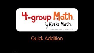 Subitizing Addition to 9
