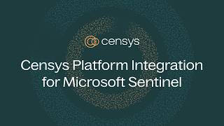 Censys Platform Integration for Microsoft Sentinel