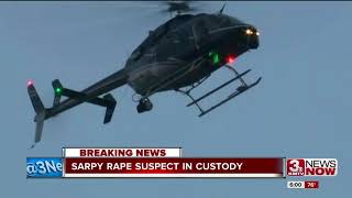 Sarpy County Sheriff: West Omaha rape suspect in custody