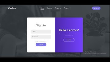 Development of an E Learning Website