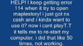 Maplestory/Game guard error 114....HELP!{Fixed}