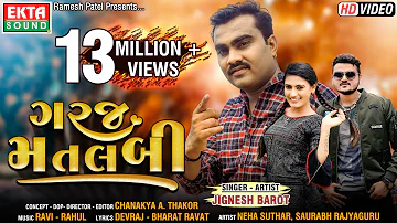 Garaj Matlabi || Jignesh Barot || HD Video || New Song || @EktaSound