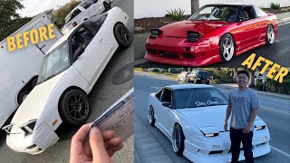 Building a Nissan 240sx In 13 Minutes!
