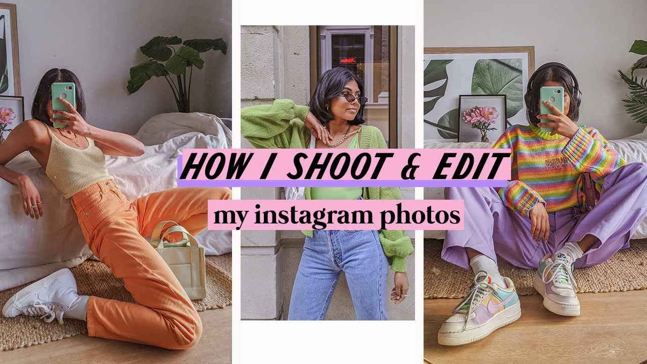 how i shoot + edit my instagram photos 🌈 (colourful & aesthetic)