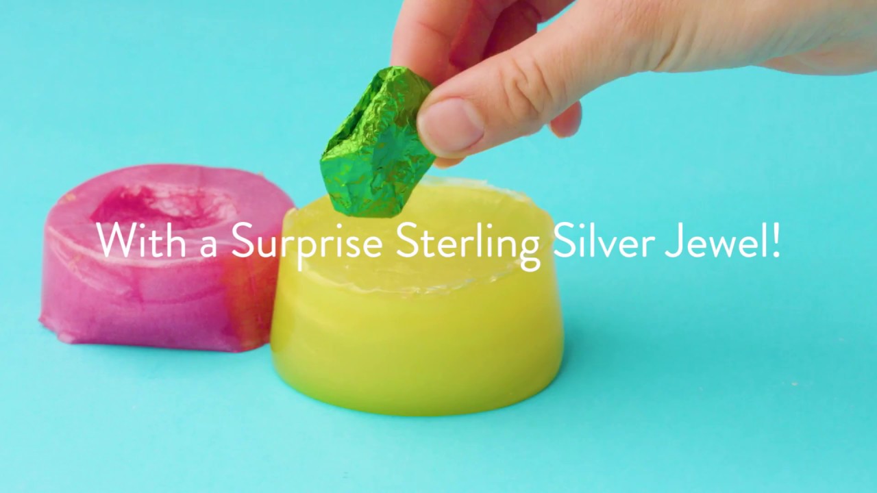 Royal Essence Shower Jelly with a Surprise Jewel Inside! YouTube