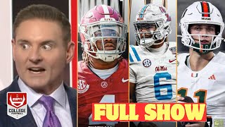 ESPN College Football LIVE | Alabama eliminated by Indiana in CFP; Ole Miss STUN Georgia; Miami wins