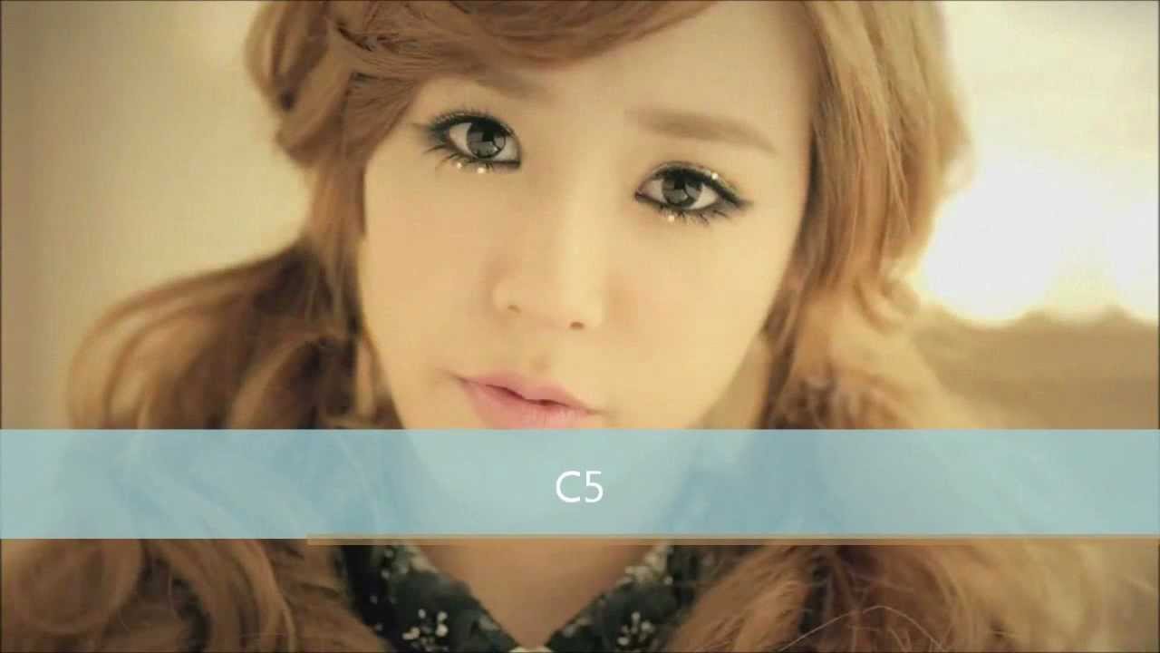 SNSD Tiffany High Notes B4-G5
