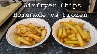 Airfryer Chips: Homemade vs Frozen