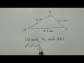 Cosine Rule in Trigonometry π