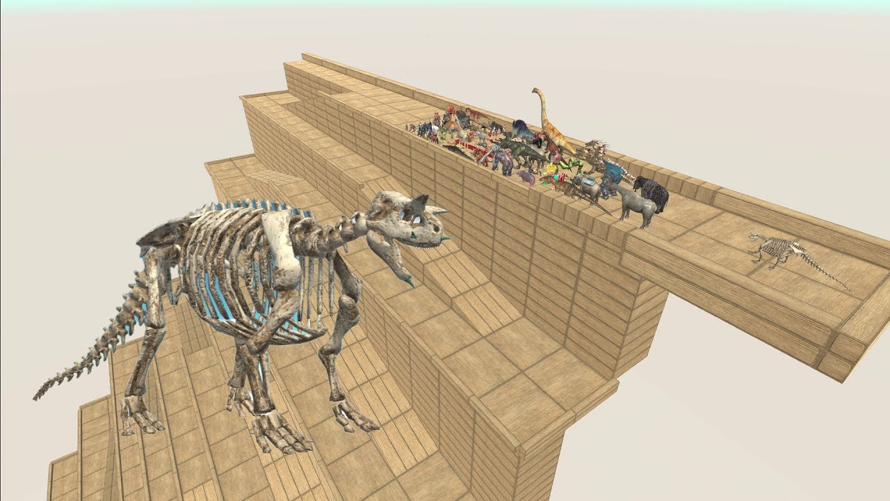 Last Survivor. Touched out, Zigzag mountain. Bone monster! | Animal Revolt Battle Simulator