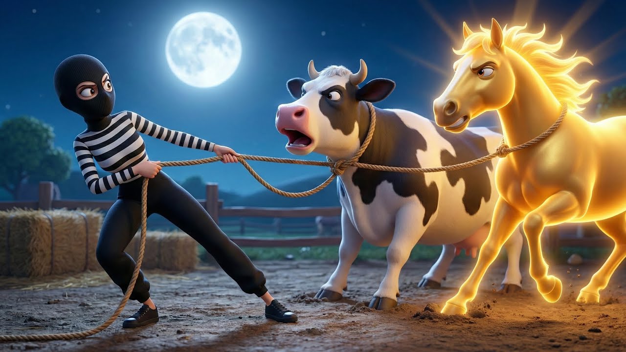 Thief Breaks Into Old MacDonald’s Farm! 😱 Farm Turns Into Chaos! 🐄🐴