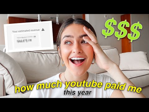 HOW MUCH MONEY YOUTUBE HAS PAID ME THIS YEAR 2019 *NOT CLICKBAIT*