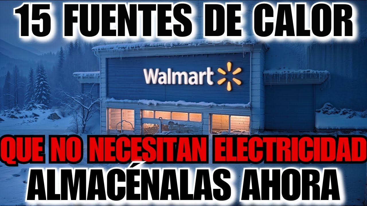 15 Fuentes de Calor Que NO Necesitan Electricidad (ALMACÉNALAS YA)