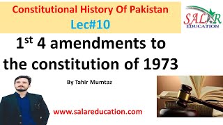 1st, 2nd,3rd and 4th amendment to the constitution of 1973.