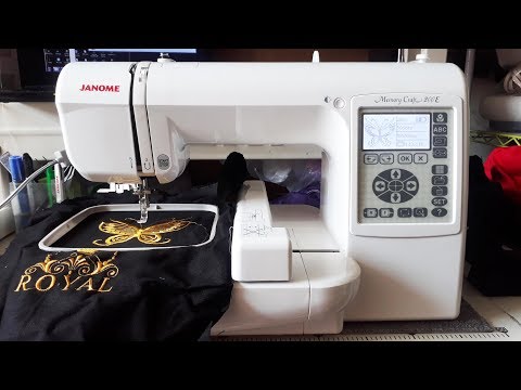 Máy thêu vi tính Janome MC200E Chạm Mặt Khách Hàng ở Long An