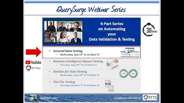 QuerySurge and Data Testing Webinar