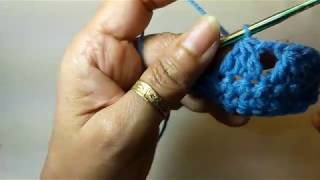 DOUBLE CROCHET 3-together (dc 3-tog) U.S method