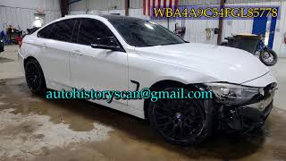 WBA4A9C54FGL85778 Bmw 428 2015