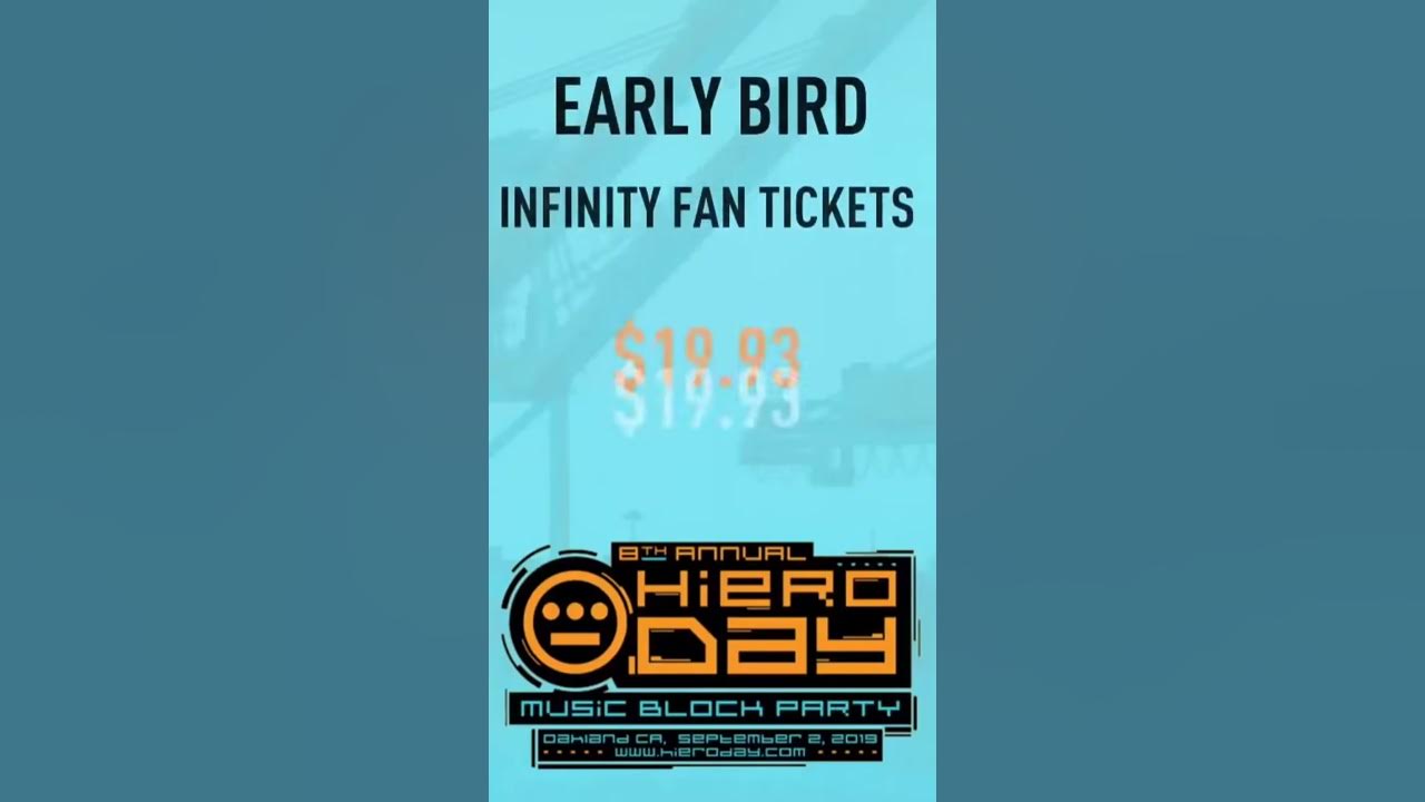 Hiero Day Earl Bird Tickets YouTube