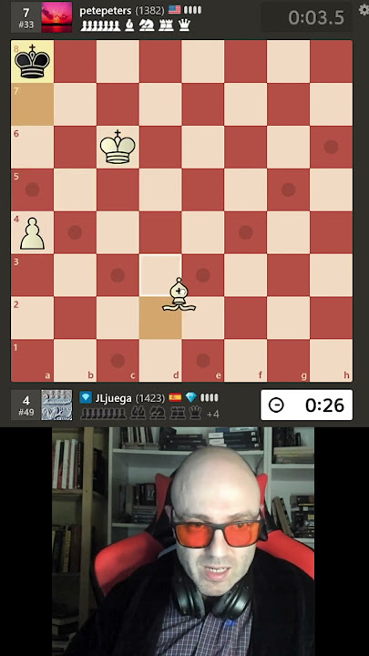 Mi rival estudia finales y se nota #ajedrez #chess #tactica #chessgame #tecnica #calculo #final