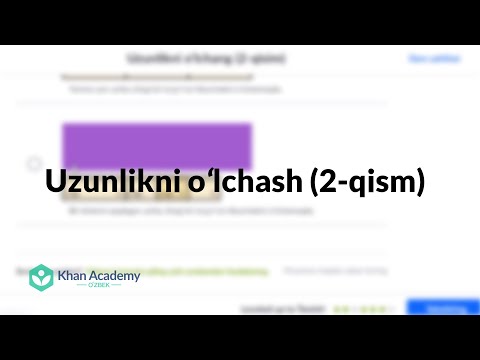 Video: Uzunlikni oʻlchash qurilmasi: tavsif