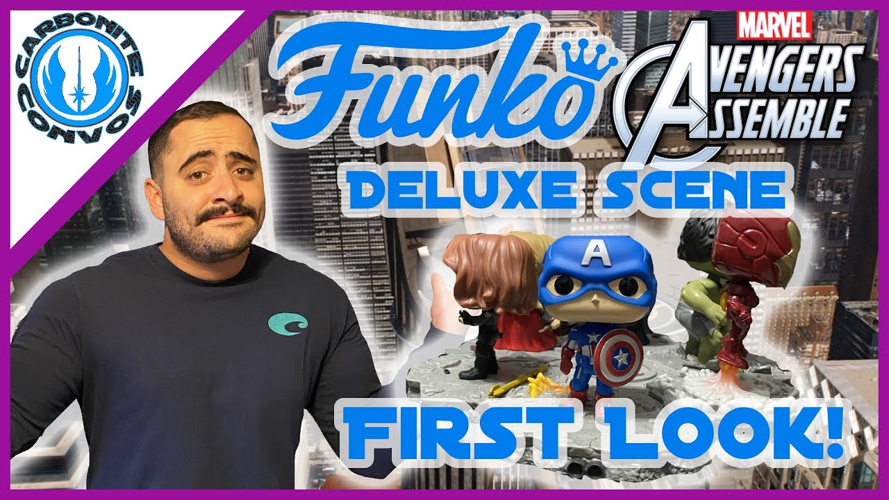 FIRST LOOK - Complete Avengers Assemble Funko Pop! Deluxe Scene- Unboxing & Review