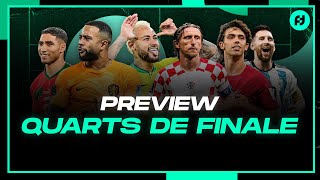 Brésil-Croatie / Pays-Bas-Argentine / Maroc-Portugal - Preview 1/4