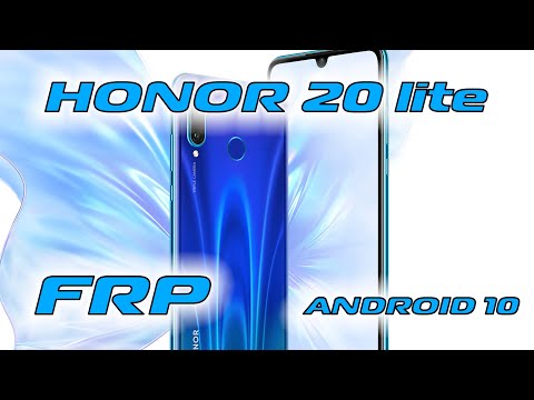 Honor 20 lite MAR-LX1H FRP Android 10 Сброс гугл аккаунта 2021