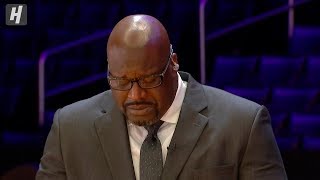 Shaq Breaks Down In Tears Talking About Kobe Bryant Youtube