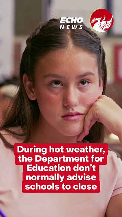 What temperature is too hot to go to school under UK law?