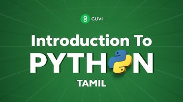 Introduction to Python In Tamil  | For Beginners | Free Webinar | GUVI